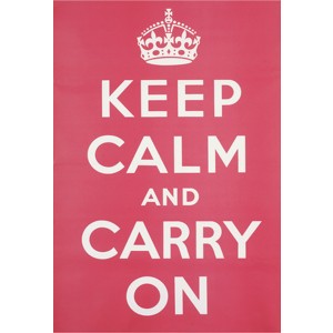 pink keep calm and carry on