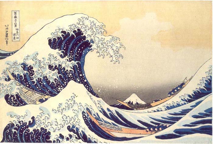 Hokusai-The-Great-Wave-by-at-Kanagawa-c1930